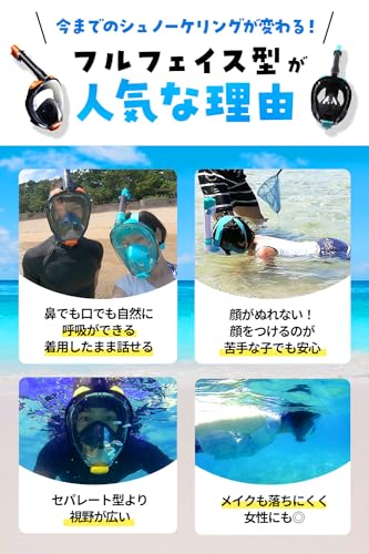 PIVOT GEAR シュノーケルマスク フルフェイス S/M