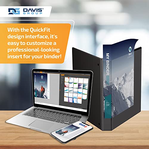 Quickfit View Binder, 5/8 Inch, Round Ring, Black, 6 Pack (88001-06) #TOP4