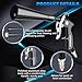 Oulex High-Pressure Air Blow Gun,Detailing Dry Cleaning Gun,Air Nozzle Blow Gun,Car Cleaning Gun,Tornado Dry Cleaning Gun,Works with Air Compressor and Quickly removes Surface Dirt and dust (zcg-001)