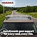YAKIMA, JetStream Bar Aerodynamic Crossbars for Roof Rack Systems, Set of 2, Silver, Medium (60