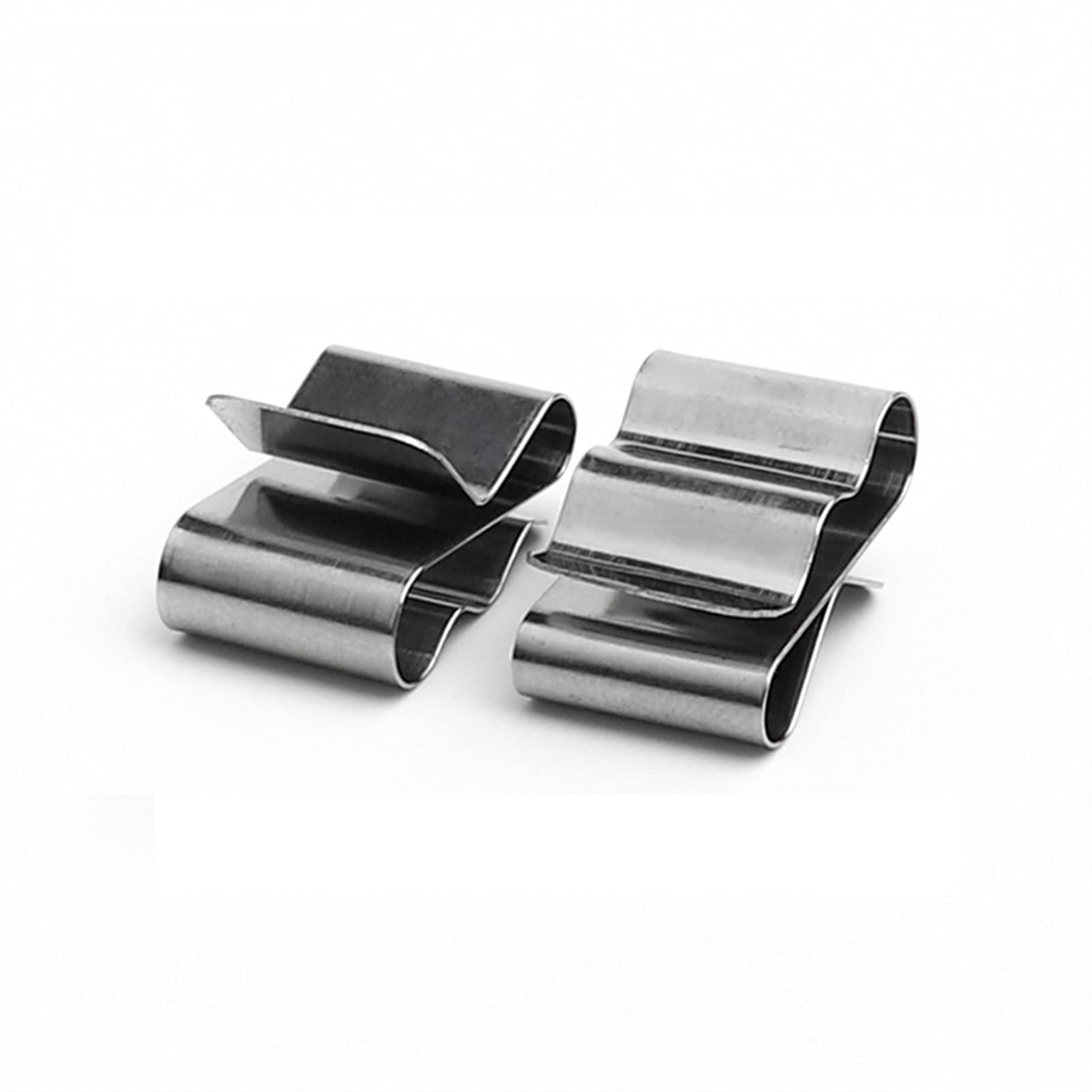 Clip per Cavo in Acciaio Inox in Acciaio Inox con Pannello Solare con Cornice per strutture solari (Size : 200 Pieces)