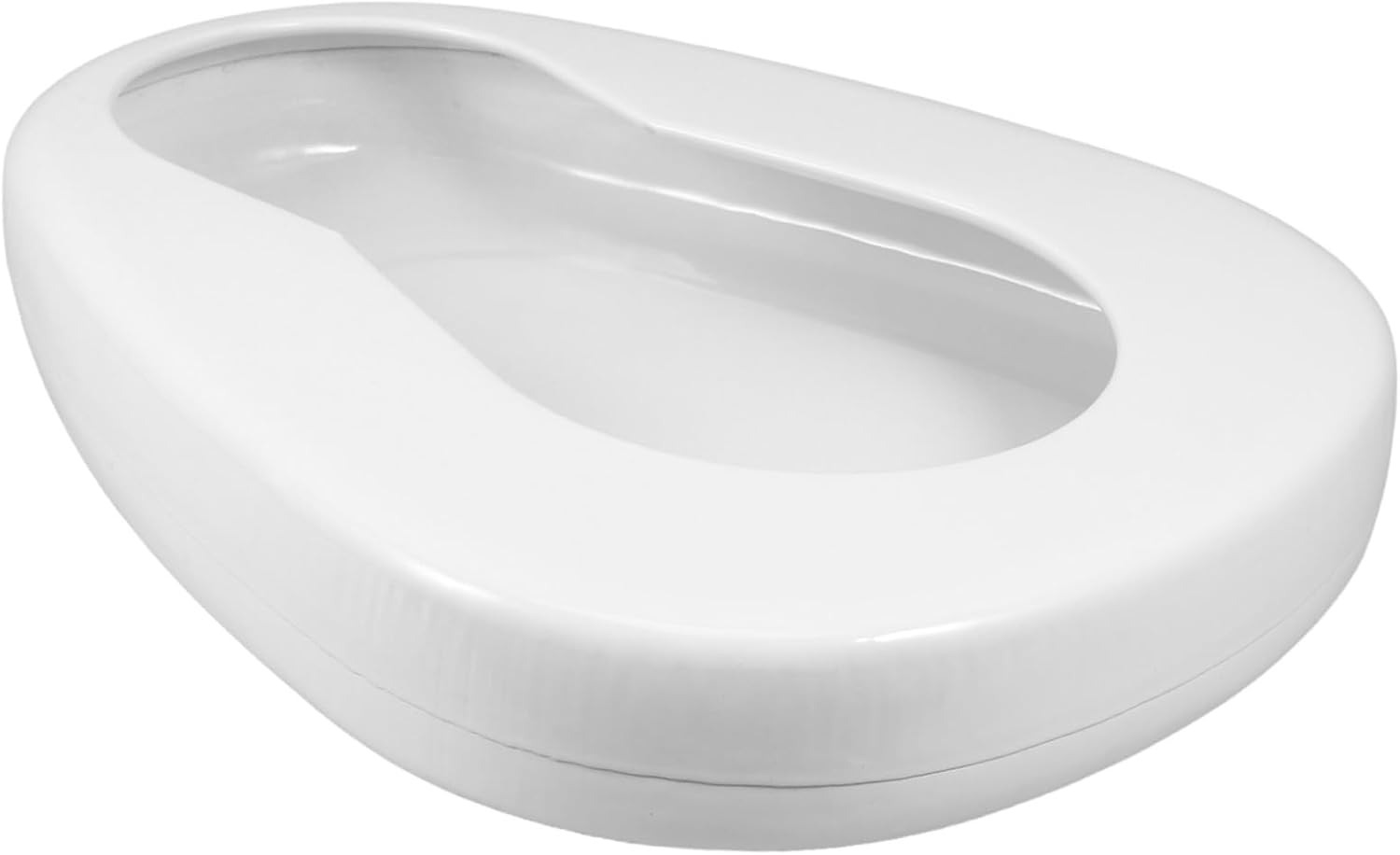 Travel Bedpans Portable Bedside Bedpans Enamel Construction Urinal Pot for Seniors for Elderly Women Men