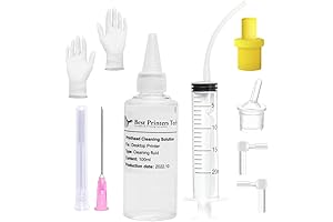 Premium Print-Head Cleaning Kit for HP, Epson, Canon, Brother & Lexmark Printers