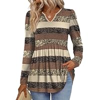 WIHOLL Long Sleeve Shirts for Women Early Fall Fashion 2025 Women's Clothing Business Casual Outfits Lightweight Sweaters XL