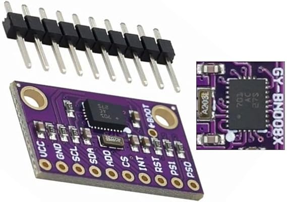 BNO085 IMU Sensor Module, 9-Axis with Onboard Fusion, Low for DRIFT for Advanced Motion Control in for Arduino