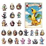 Nudorpn Calendrier De Décompte Dinosaure, 2D Dinosaure Décoration De La Maison, Figurine...