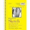 Strathmore 300 Series Sketch Pad, 5.5x8.5 inch, 100 Sheets, Side Wire - Artist Sketchbook for Drawing, Illustration, Art Class Students