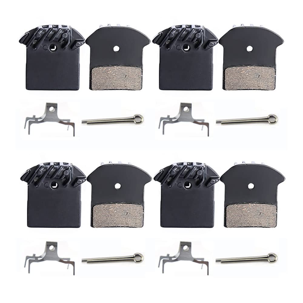 Pastillas de freno Para J02A J03A Aleta Enfriamiento Ice Tech Pastillas Freno Disco Para Bicicletas MTB Pastillas Freno Disco Cerámica Para DEORE XT M785 M675 Pastilla Frenos (Size : 4pairs)