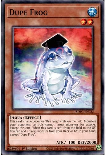 SDFC-EN022 1st Ed Dupe Frog Common Card Freezing Chains Yu-Gi-Oh Single Card