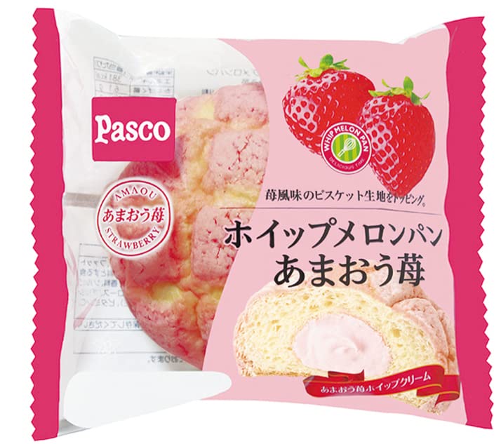 Amazon.co.jp: ホイップメロンパン あまおう苺 : 食品・飲料・お酒