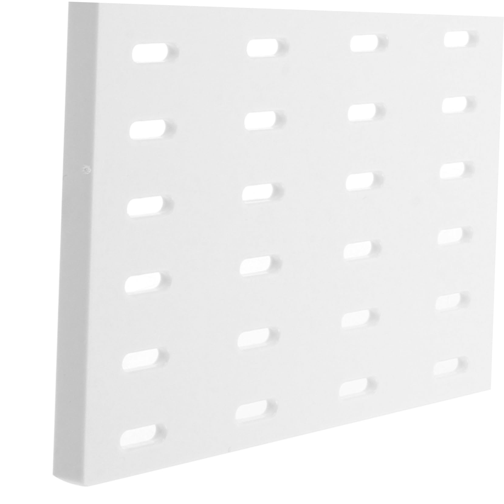 Hohopeti 28x28cm Peg Board Storage Rack Tool Organizer Wall Mount for Garage Easy Install Plastic Large Wall Panel Display