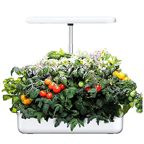 Potager hydroponique d'intérieur 10 pods avec lampe LED de croissance réglable