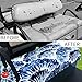 AQQA Golf Cart Seat Covers with 4 Side Pockets, Tropical Feather Shell Microfiber Golf Cart Seat Blanket, Golf Blanket, Golf Accessories, Golf Cart Seat Towel Fits All 2-Seat Golf Carts, 55