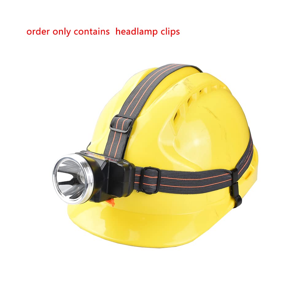 10PiecesHardhat Clips para faros delanteros, Gancho para faros delanteros para varios faros y cascos