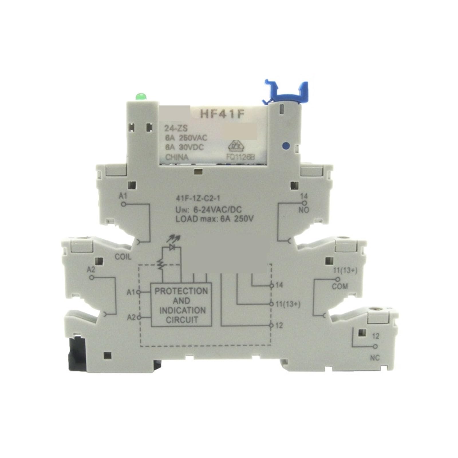 Relais 41F-1Z-C2-1 HF41F commutation rapide basse consommation 24V - 2