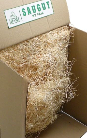 Euterholzwolle 20 kg – natürliche Holzwolle für saubere & trockene Euterpflege, saugstark & hygienisch, ideal für Milchviehbetrieb, Stall & Landwirtschaft, staubarm, schonend & biologisch