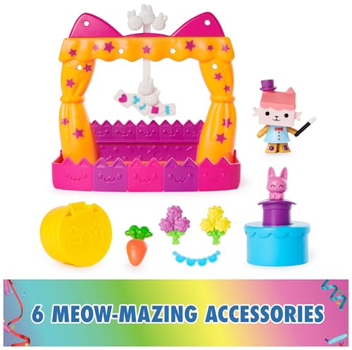 Gabby's Dollhouse Baby Box Talent Show Balcony Playset, 8-Pcs with Toy - image 4