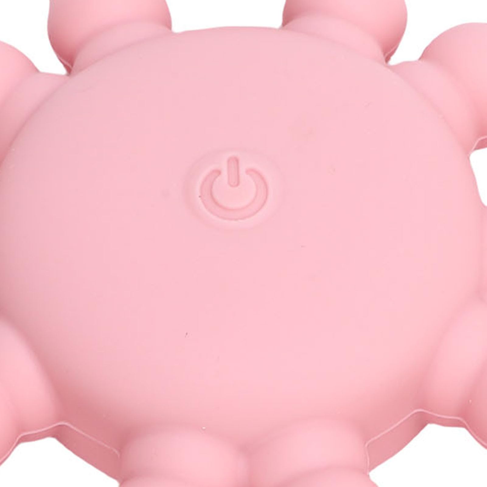 Generic Vibrating Sensory Chew Toy Textured Massage Silicone Teether Easy Grasp for Babies 6-12 Months Old, Easy to Clean (Pink) — view 8