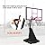 Basketball Hoop Outdoor 8.04-10FT Height Adjustable,Portable Basketball Goal with 44 Inch Shatterproof Backboard,Heavy-Duty Base & Wheels for Youth,Teens,Adults in Backyard,Driveway,Indoor