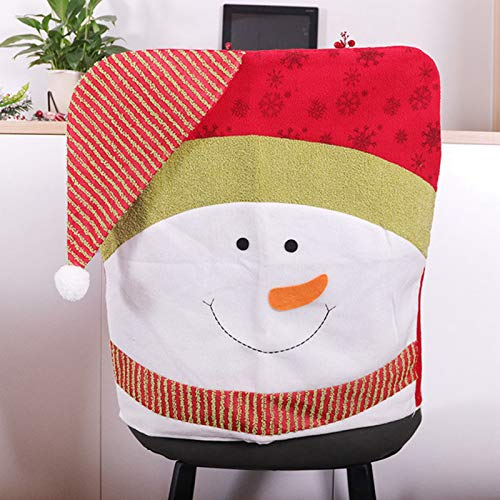 Xmas Chair eco-vriendelijke stoel achterkant eenvoudig te installeren kerst decor voor eettafel set home party kerst… - Afbeelding 5