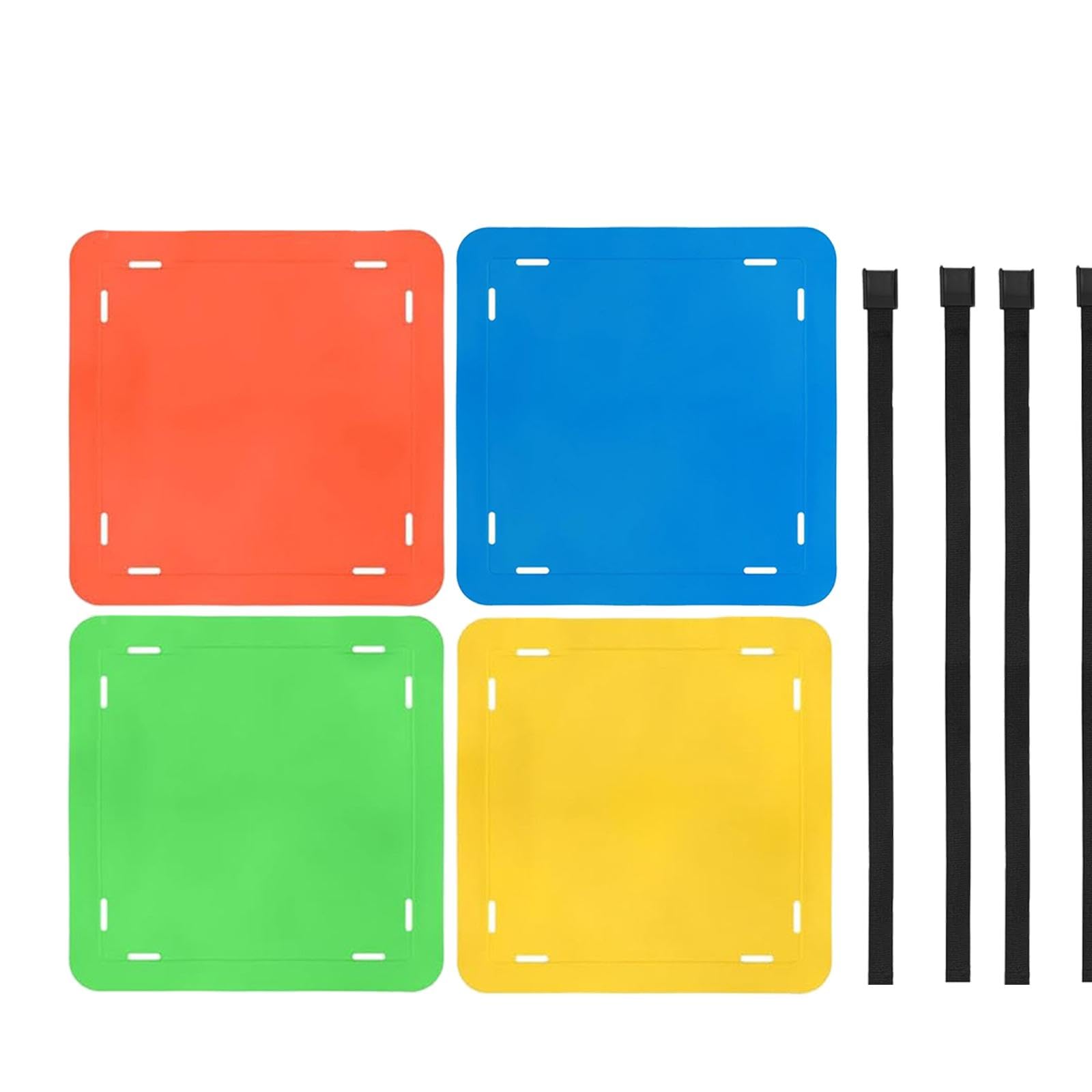 QSTDGVPW 4 Pieces Soccer for Goals Training,Football Positioning Board,Target Training Board