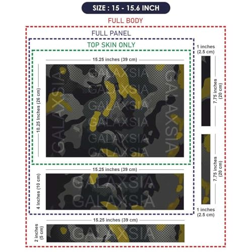 Image of DSGN 141 Full Body Laptop Skin Bubble-Free| Laminated| Removable| HD Quality Sticker for Laptops Upto 15.6 Inches Compatible with DELL