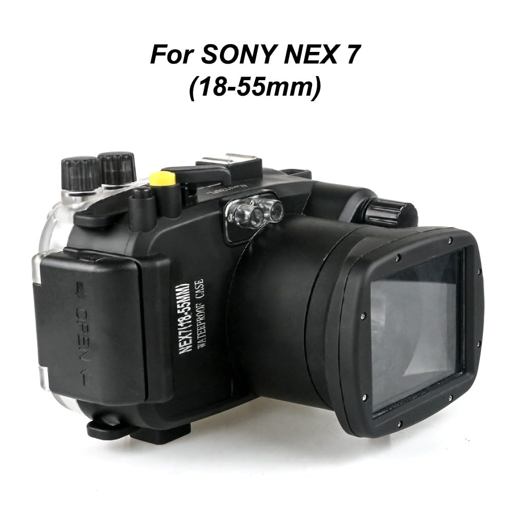 Amazon | Sony NEX-7 18-55mmレンズ用Seafrogs 水中防水ハウジング