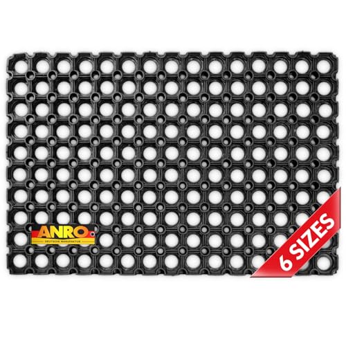 Ringgummimatte Gummimatte Wabenmatte mit Lochmuster Drainage Fußmatte...