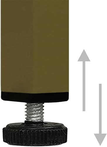 Miniatura 5 de Bopdu Armario de acero para dormitorio, organizador de almacenamiento de ropa con 4 estantes, 31.5 x 19.7 x 70.9 pulgadas para colgar ropa, verde