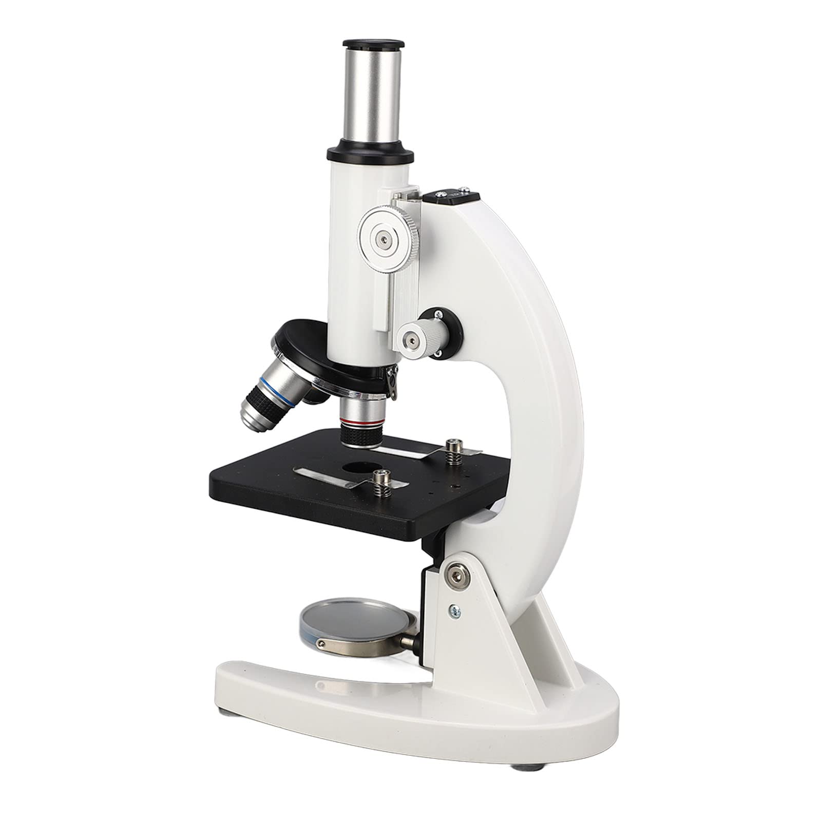 Omabeta Kit Microscopio Monoculare in Acciaio Inossidabile 640X HD per Visione Chiara, Ricerca Sui Tessuti e Altro con Custodia per Ricercatori di Laboratorio