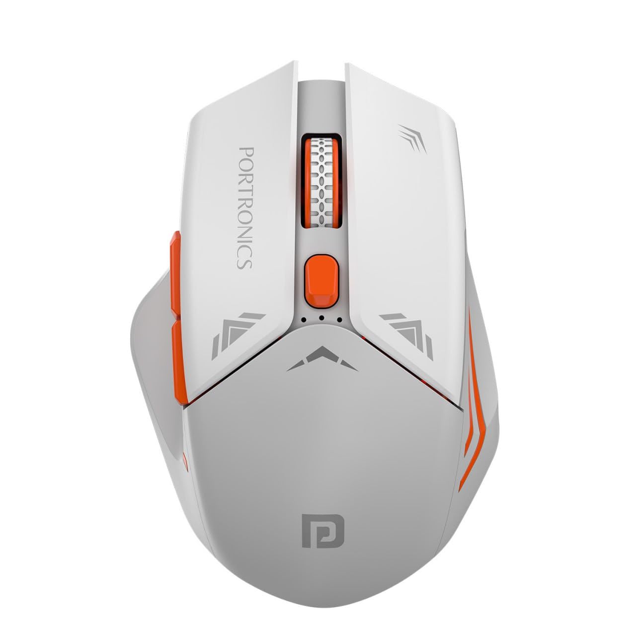 Portronics Vader Pro Wireless Gaming Mouse with 2.4 GHz Receiver, 6 Buttons, Thumb Support, High-Precision Tracking, Ergonomic Comfort, Adjustable Opt...