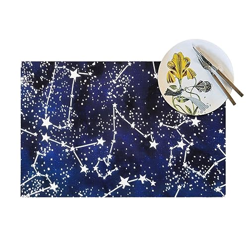 Set de table phosphorescent antidérapant en PVC de protection thermique pour repas