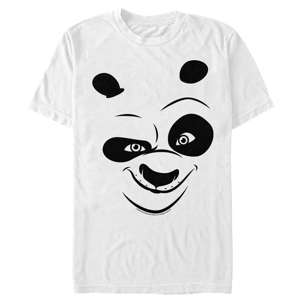 Fifth SunBig & Tall Kung Fu Panda Po Face Men's Tops Short Sleeve Tee Shirt