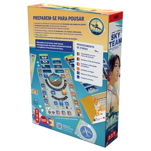 Galápagos, Sky Team, Jogos para Gamers, a partir de 14 anos, para 2 jogadores, partidas de até 20 mi