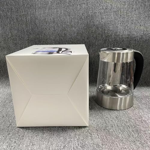 Hervidor eléctrico con pico de vidrio y filtro de acero inoxidable miniatura 2