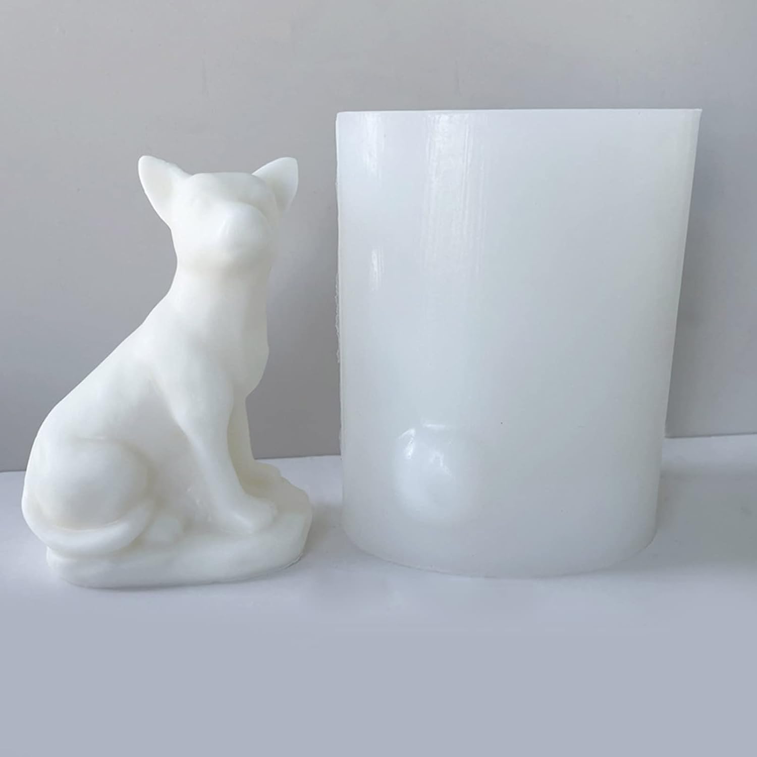 3D 小型犬シリコーン型 DIY 工芸品プロジェクト引裂抵抗再利用可能な石鹸作りプレゼントアクセサリーワックスメルト用シリコーン型