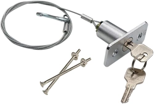 Kit de bloqueo de liberación de emergencia, cerraduras de llave de liberación de desconexión con 2 llaves, cerraduras de liberación rápida para