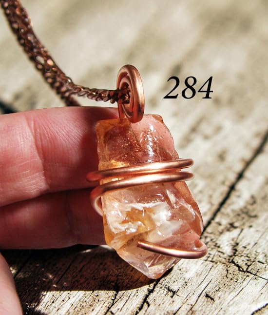 Gorgeous Genuine Monatomic Andara Crystal Pendant Copper #284