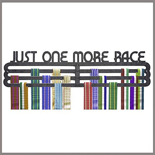 Médaille cintre écran polypropylène triple tier support mural running Just One More Race