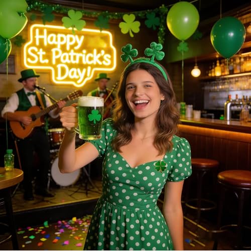 25/50/100/200 pieces small St. Patrick's Day Four-leaf Clover Lapel Pins Brooches Patrick Day Four Leaf Clover Pins for women Irish festivals Souvenir gift Badge bulk - Image 3