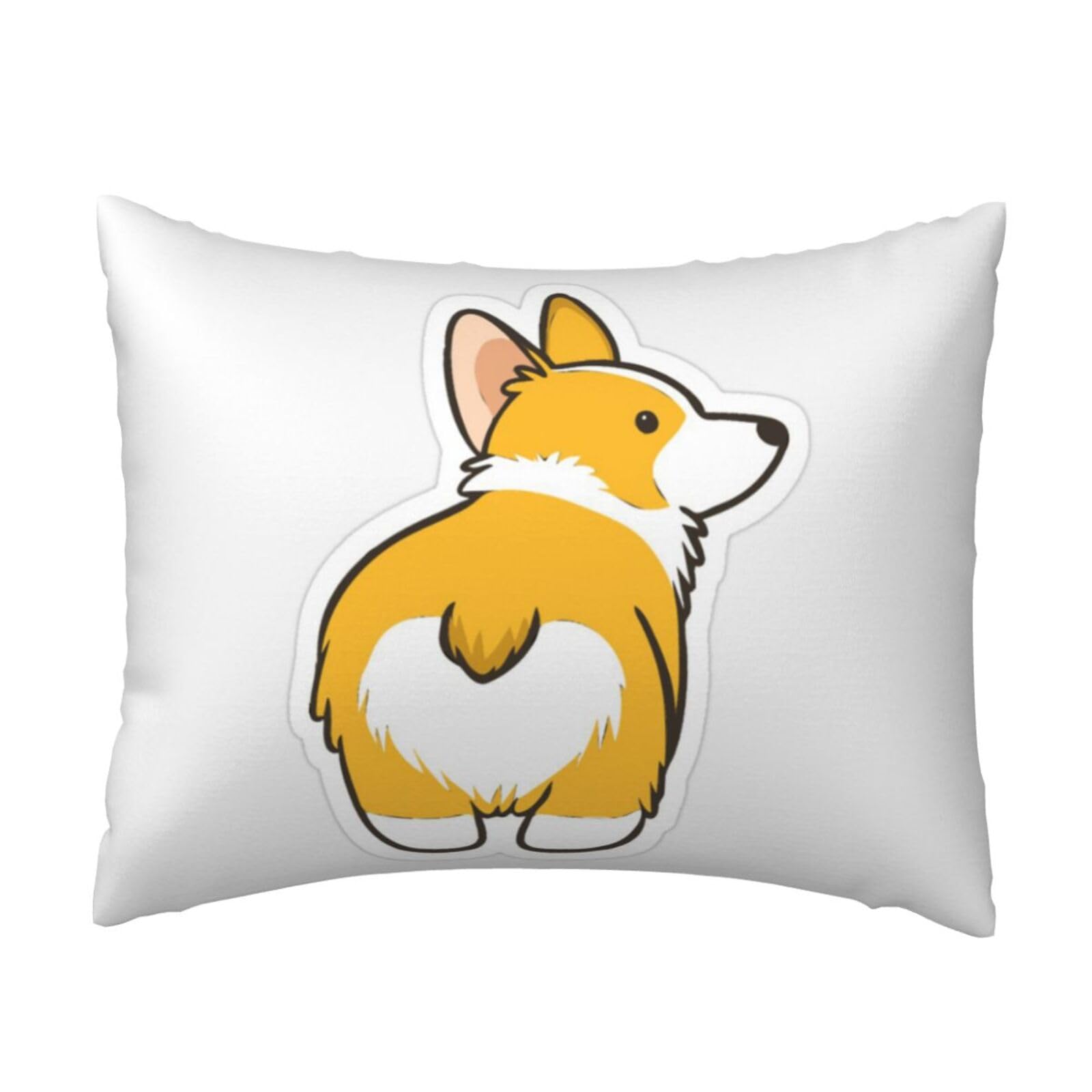 YFSGDLBN cute corgi butt printed Pillow Case 20x26in decorative Cushion Cover pillowcase