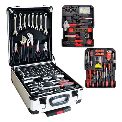 Jogo Ferramentas 186 Peças Maleta Profissional Completa