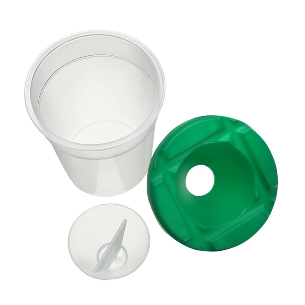 KALLORY Boys and Girls Painting Cups with Lids 5pcs Plastic Drawing Cups for Boys and Girls Art Accessory for Durable Random Color