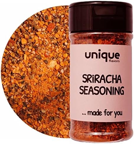 Sriracha Hot Ground Black Pepper Spice 2.3 oz Easy Shaker - Unique Flavors