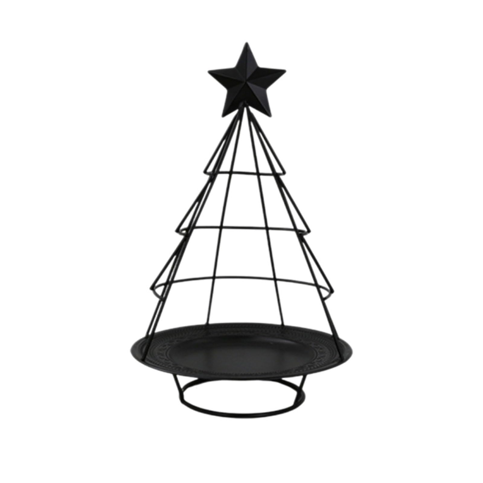 Christmas Tree Tealight Holders, Iron Metal Christmas Decorations, Tabletop Centerpieces Decorative Stands Decorative Stand