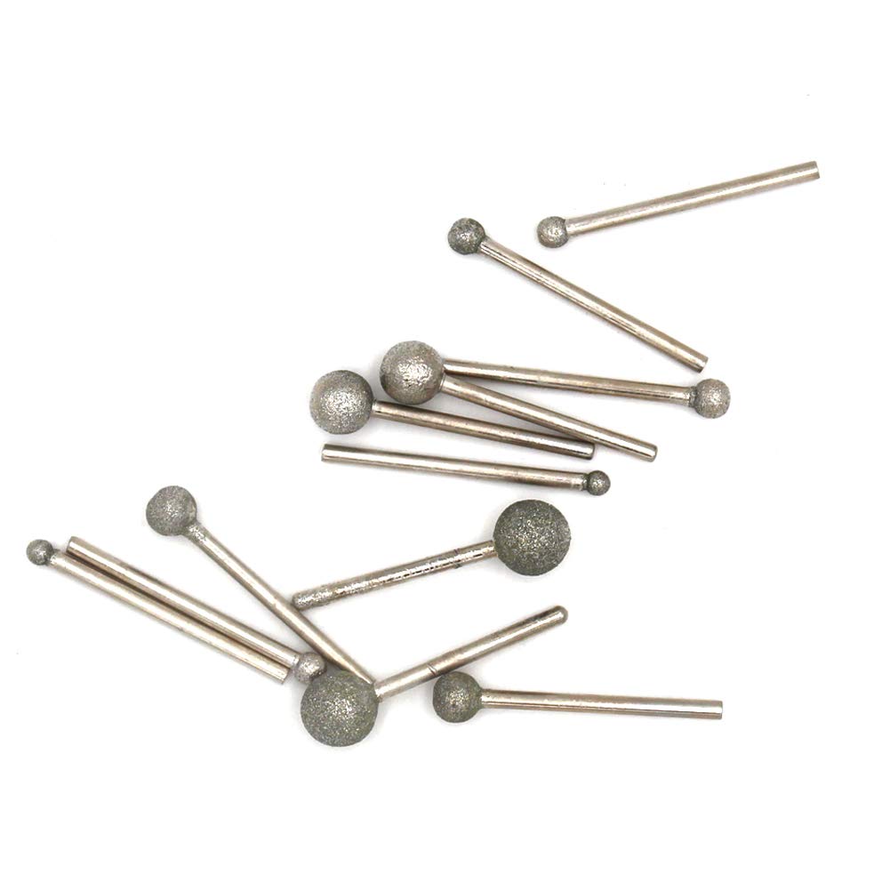 50 Pz/set Diamante Rivestito Rotativo Rettifica Per Testa - Foto 5