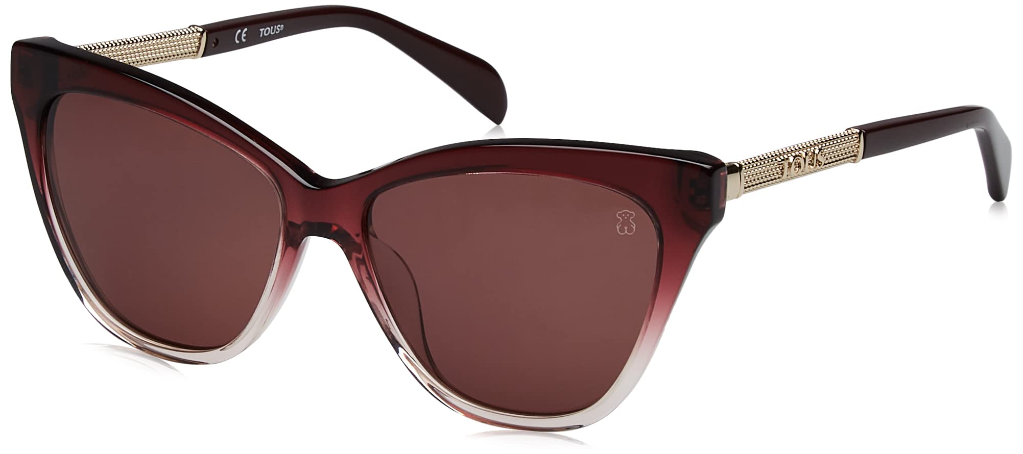 TOUS STOA85 Gafas, Grad.Bordeaux, 55 para Mujer
