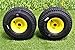 Antego Tire & Wheel Set of 2-15x6.00-6NHS Lawn Mower Tires with Wheel Assemblies, Compatible with John Deere Mowers, Precision Ball Bearings