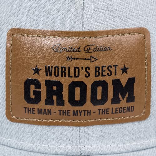 Image of Men's Hat Gifts - Men Cap Gifts for Christmas Father's Day Birthday Trucker Hat Leather Pattern Baseball Cap