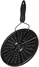 Housoutil 1Pc Panelas Para Panelas De Ferro De Aquecimento A Gás Adaptador De Alça Adaptador De Disco De Leite Preto Panela Esmalte Fogão Elétrico Indução Gadget Bandeja De Anel Fogão